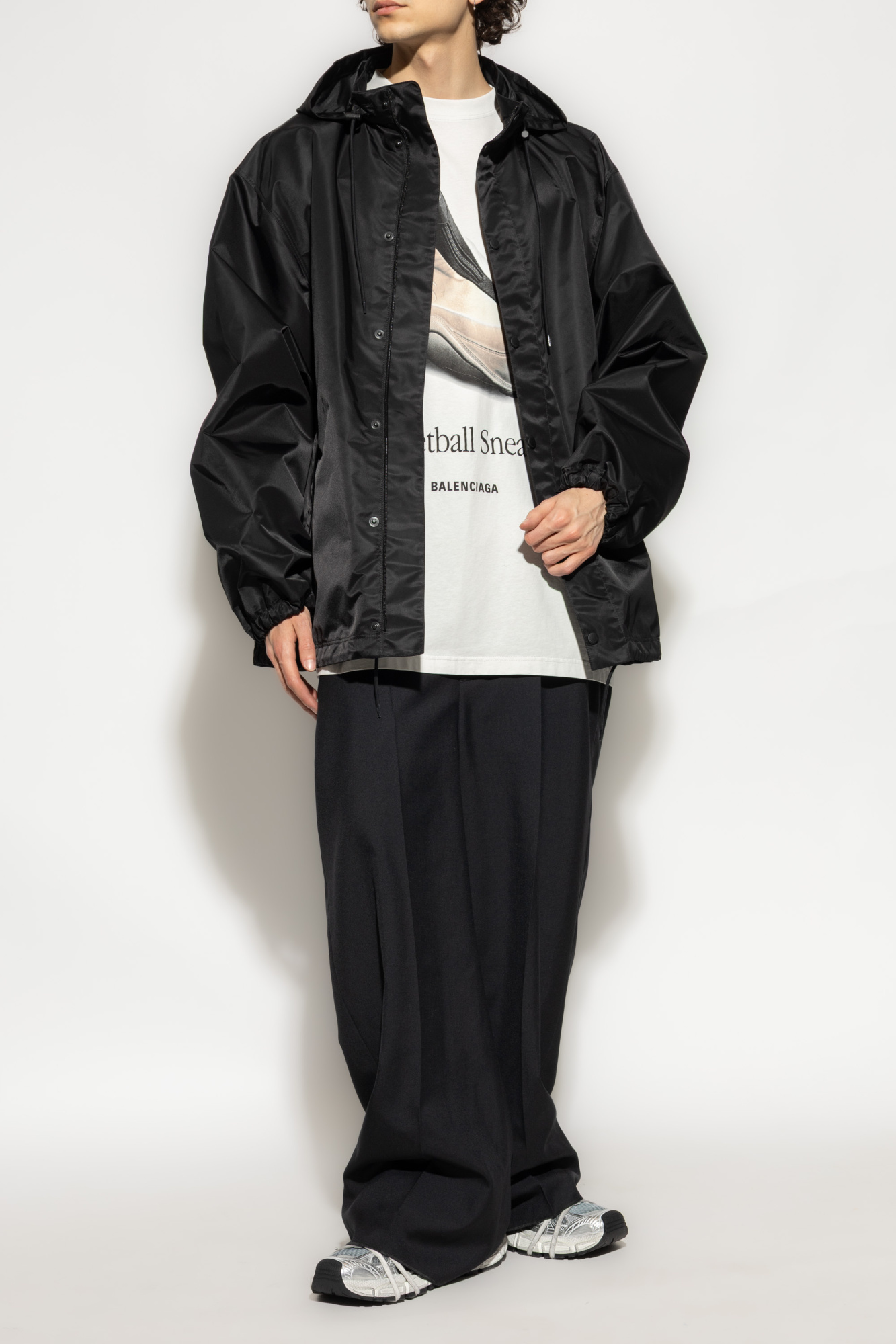 Balenciaga Jacket with hood | Men's Clothing | Vitkac Balenciaga Jacket with hood | Men's Clothing | Vitkac